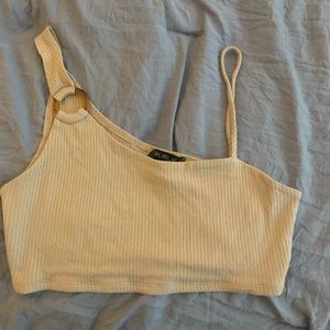 Tan crop top
